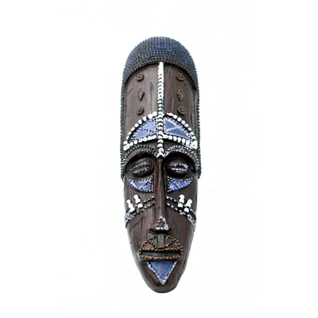 Hand-Carved Wooden Mask